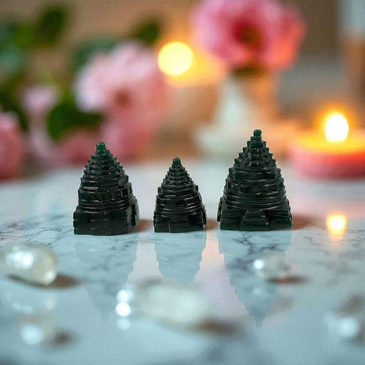 Green Aventurine Shri Yantra