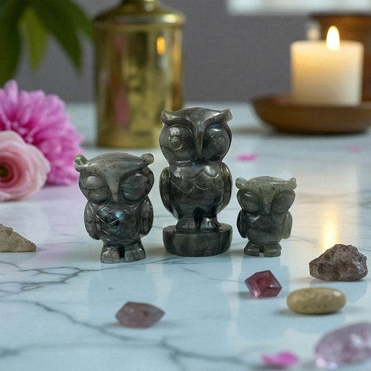 Labrodorite Owl