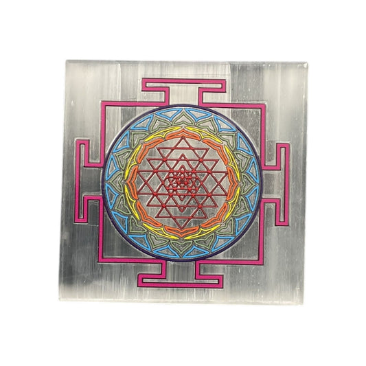 Selenite Square Charging Plate