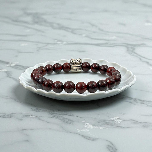 Red Tiger Eye Protection Bracelet ( 8 mm Beads )