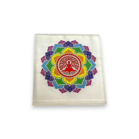 Selenite Square Charging  Plate