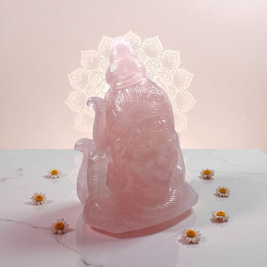 Rose Quartz Shiva