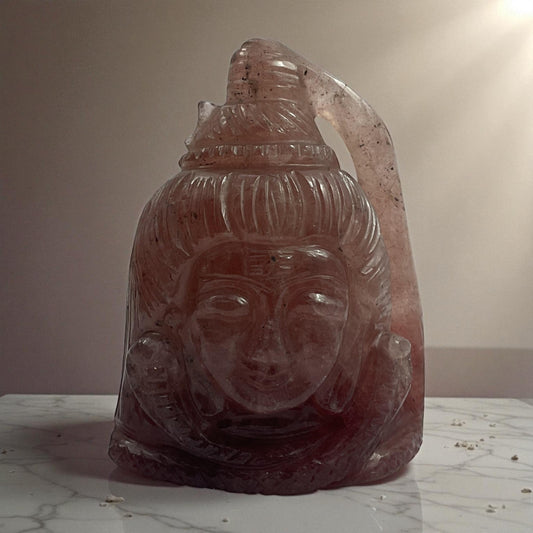 Strawberry Quartz Shiva
