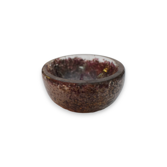 2.75" Orgone Garnet Crystal Bowl