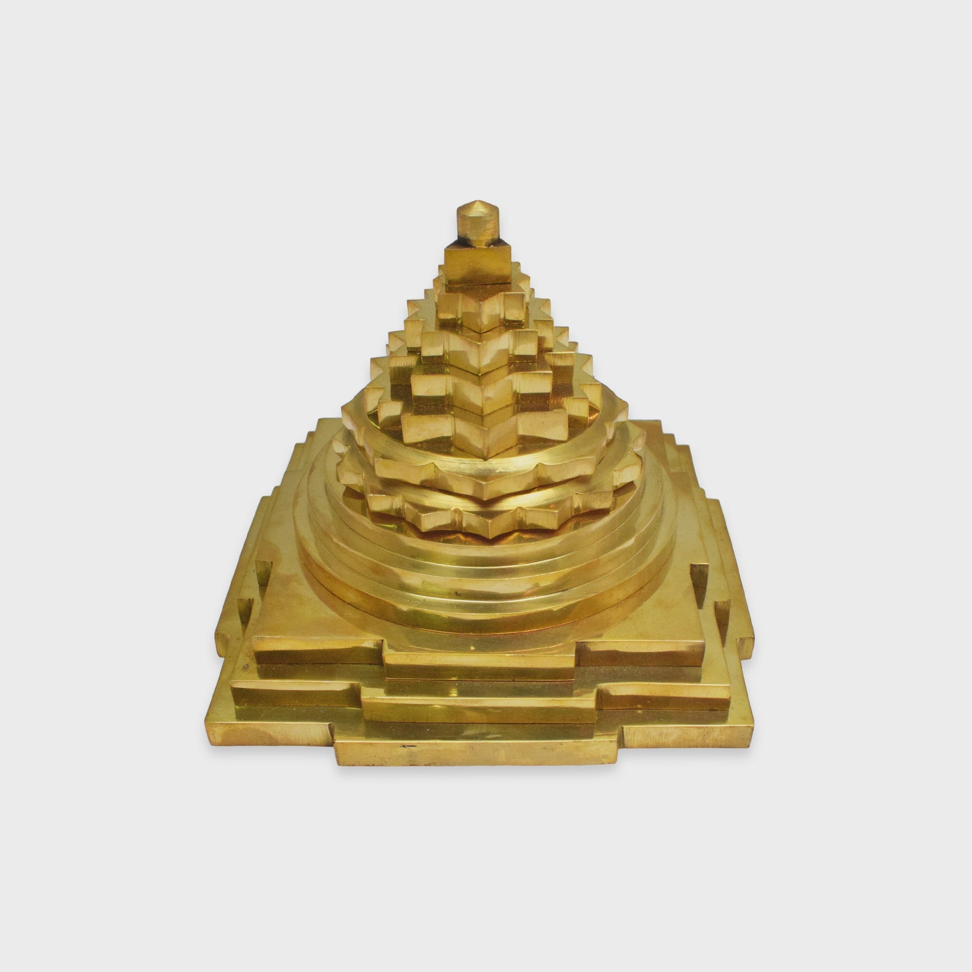 "5.5 Brass  Meru Shri Yantra For Home/Office - 2.3 Kg (Approx)