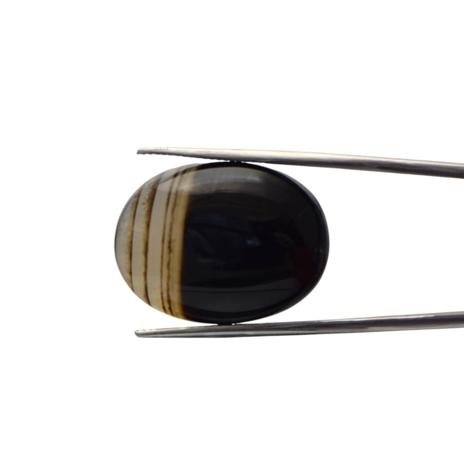 Natural Black Agate - 34.7 Carat