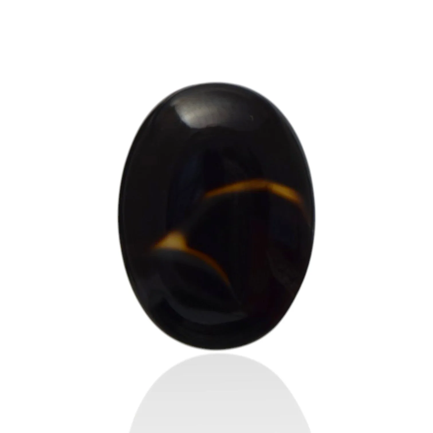 Natural Black Agate - 13.85 Carat