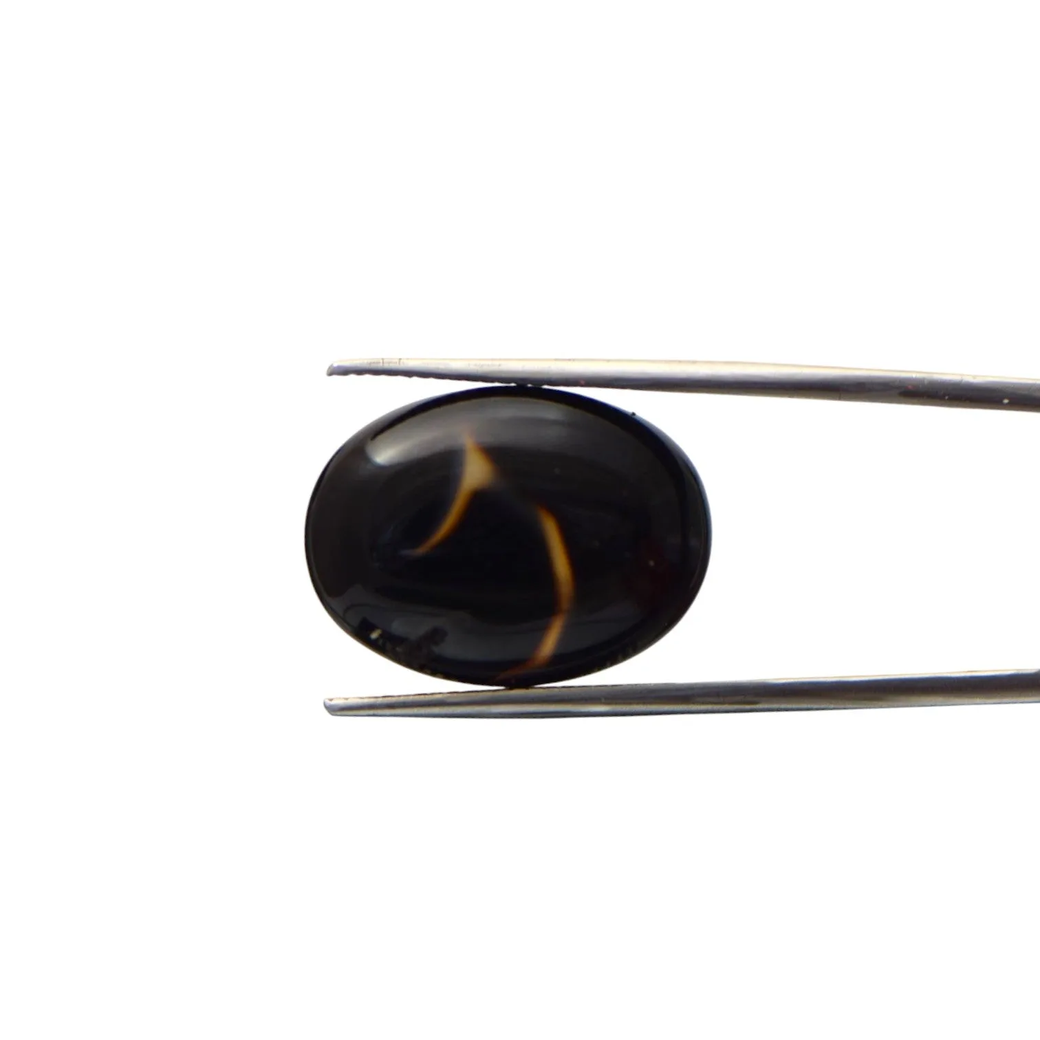 Natural Black Agate - 13.85 Carat