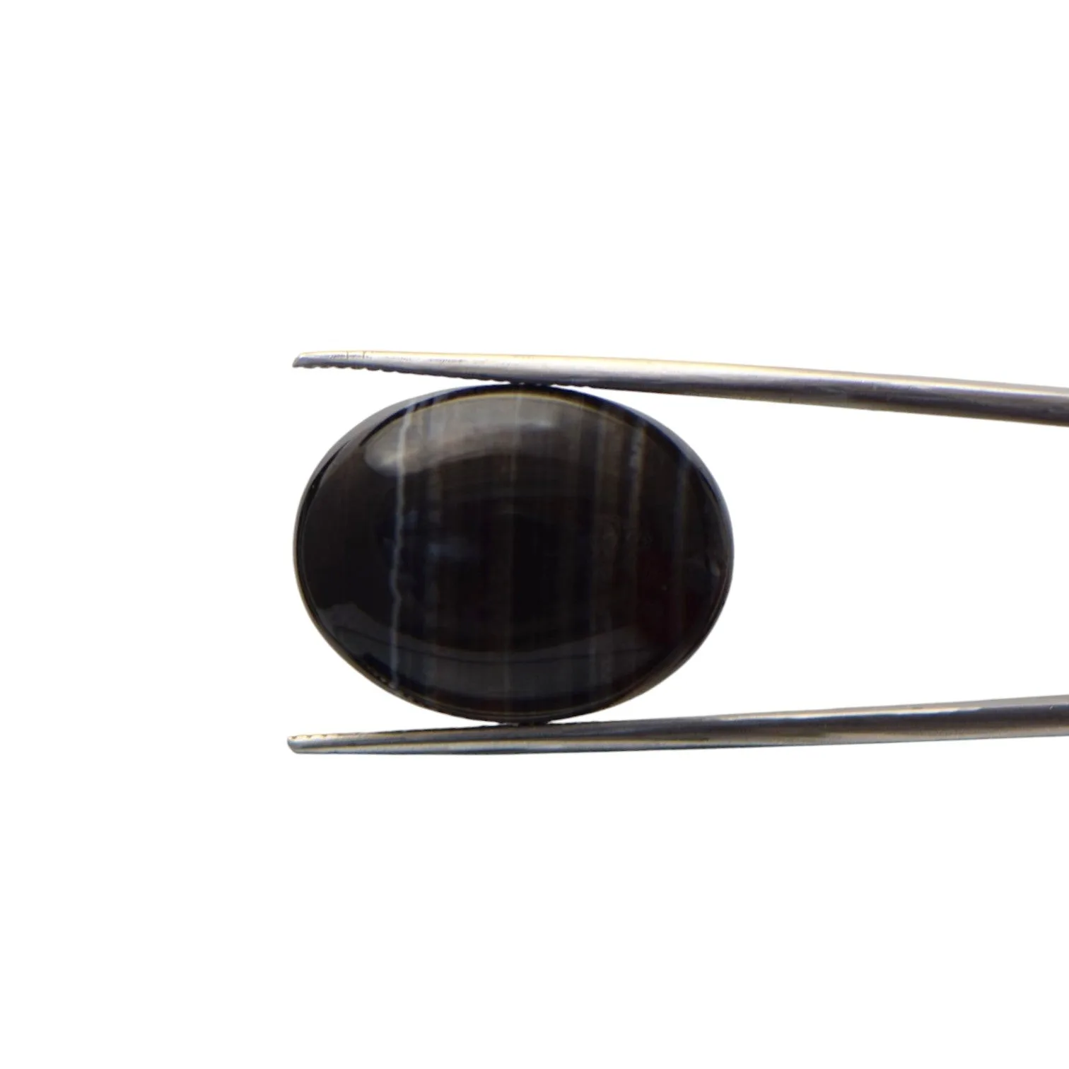Natural Black Agate - 30.85 Carat