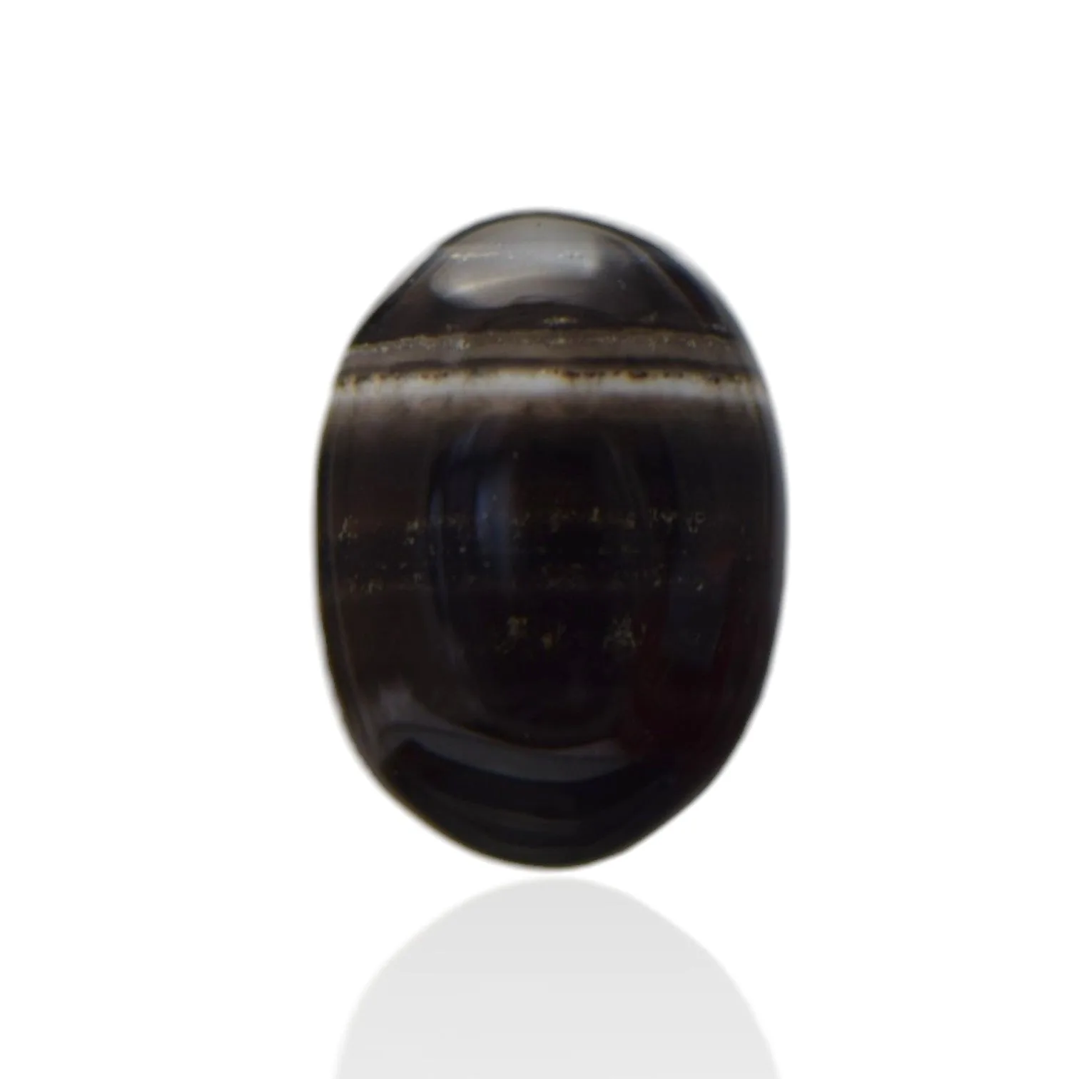 Natural Black Agate - 26.25 Carat