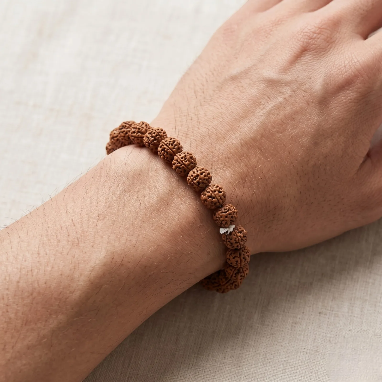 5 Mukhi Rudraksha  Bracelet 8 MM Beads