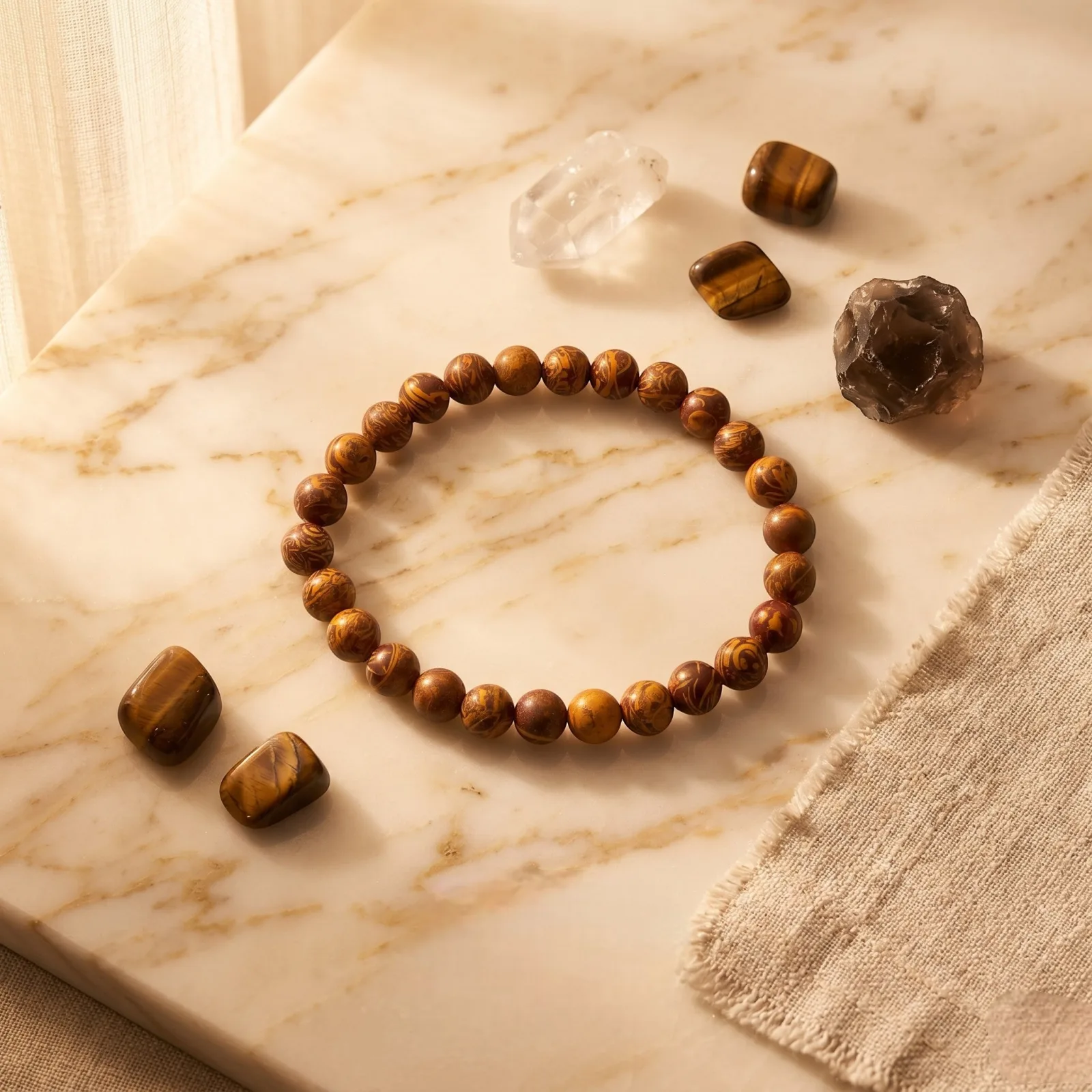 Mariam Jasper Bracelet 8 MM Beads