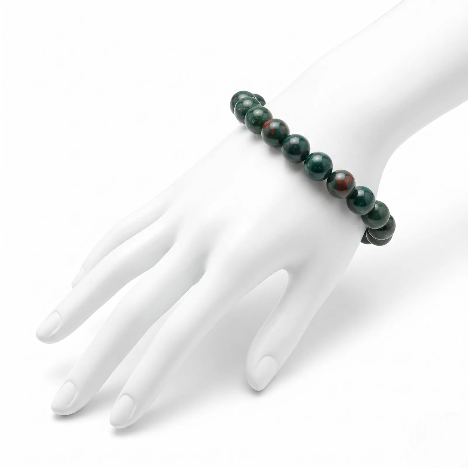 Blood Stone Bracelet 8 MM Beads