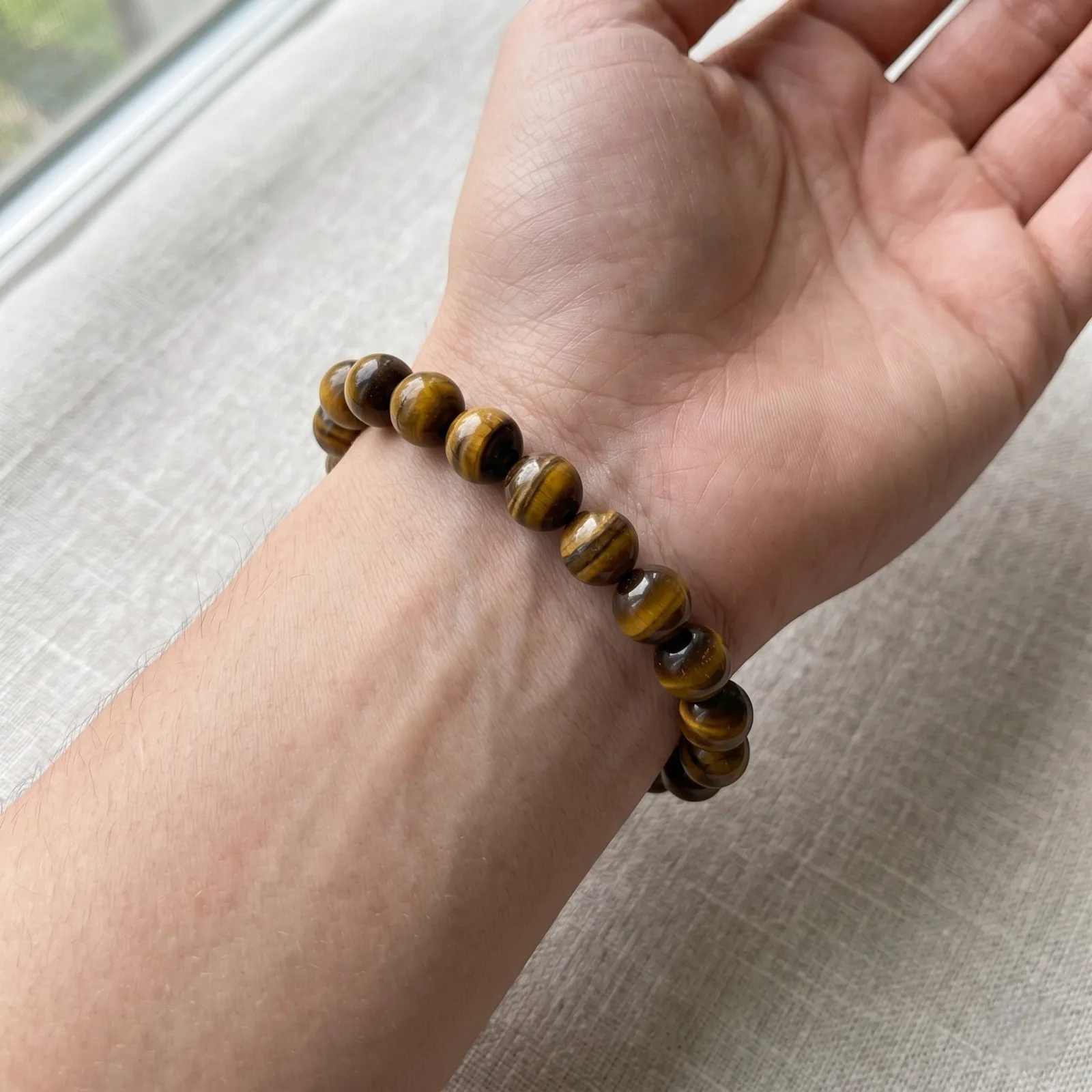 Tiger Eye  Bracelet 8 MM Beads