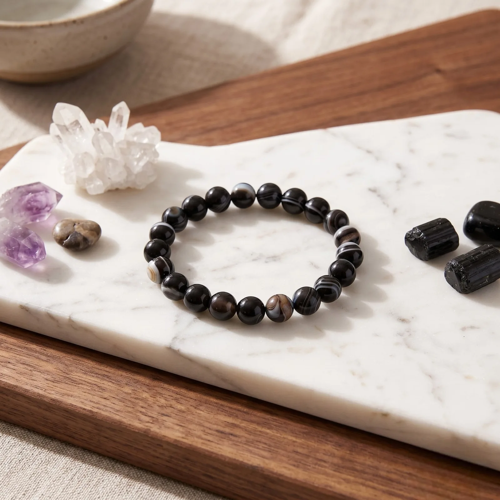 Sulemani Hakik Bracelet 8 MM Beads