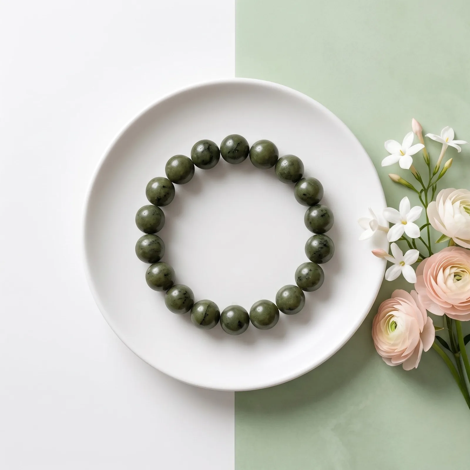 Labradorite Bracelet 10 MM Beads