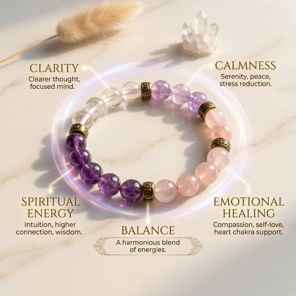 Body, Mind & Soul Crystal Bracelet