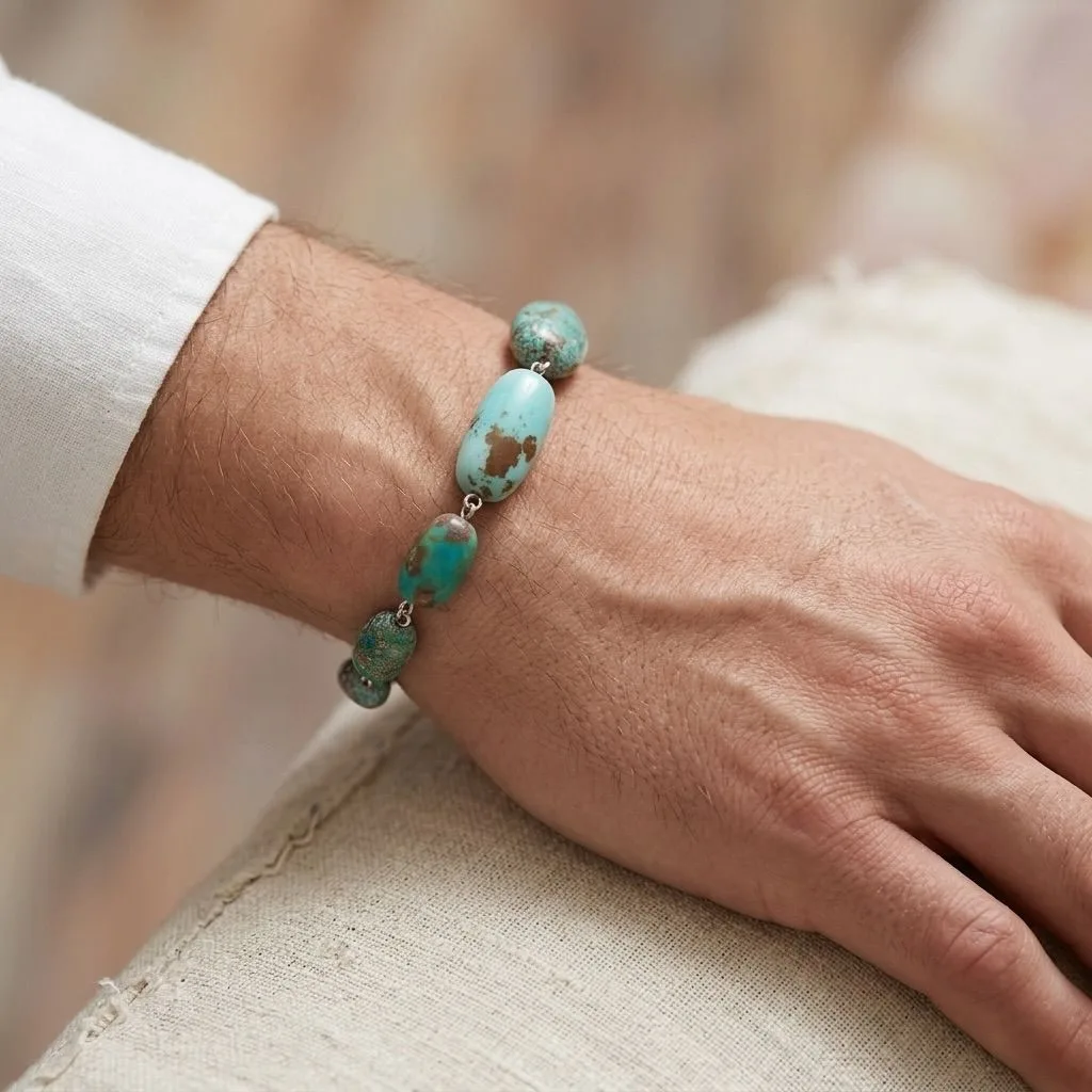 Iranian turquoise Bracelet ( 71 -89 Carat )