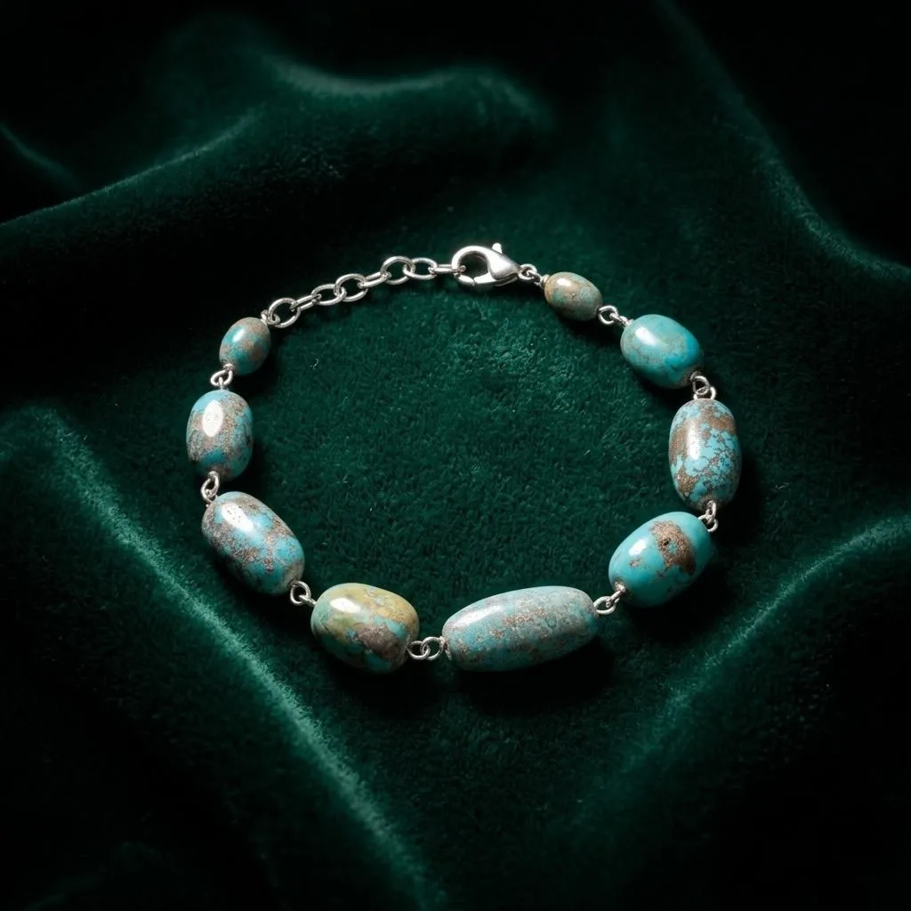 Iranian turquoise Bracelet ( 71 -89 Carat )