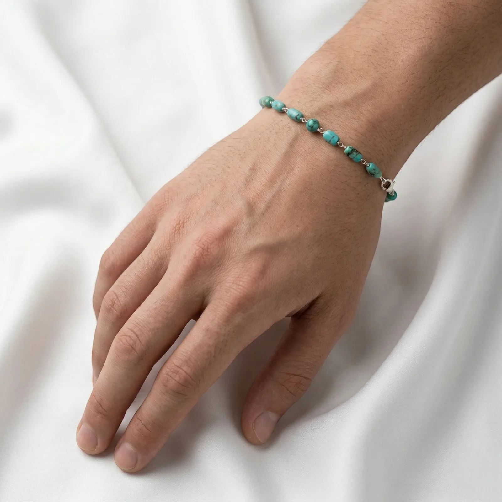 Iranian turquoise Bracelet ( 20-39 Carat )