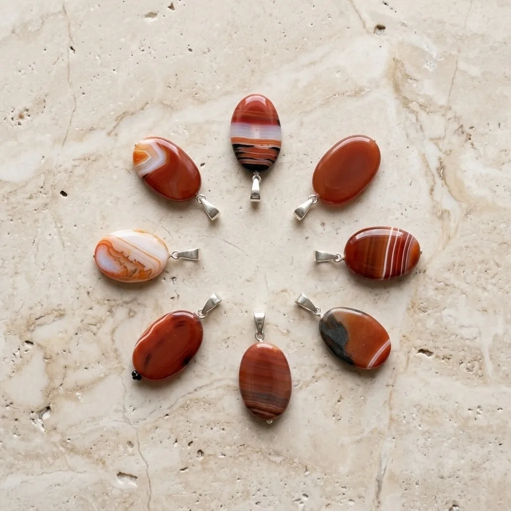 Red Agate Pendant