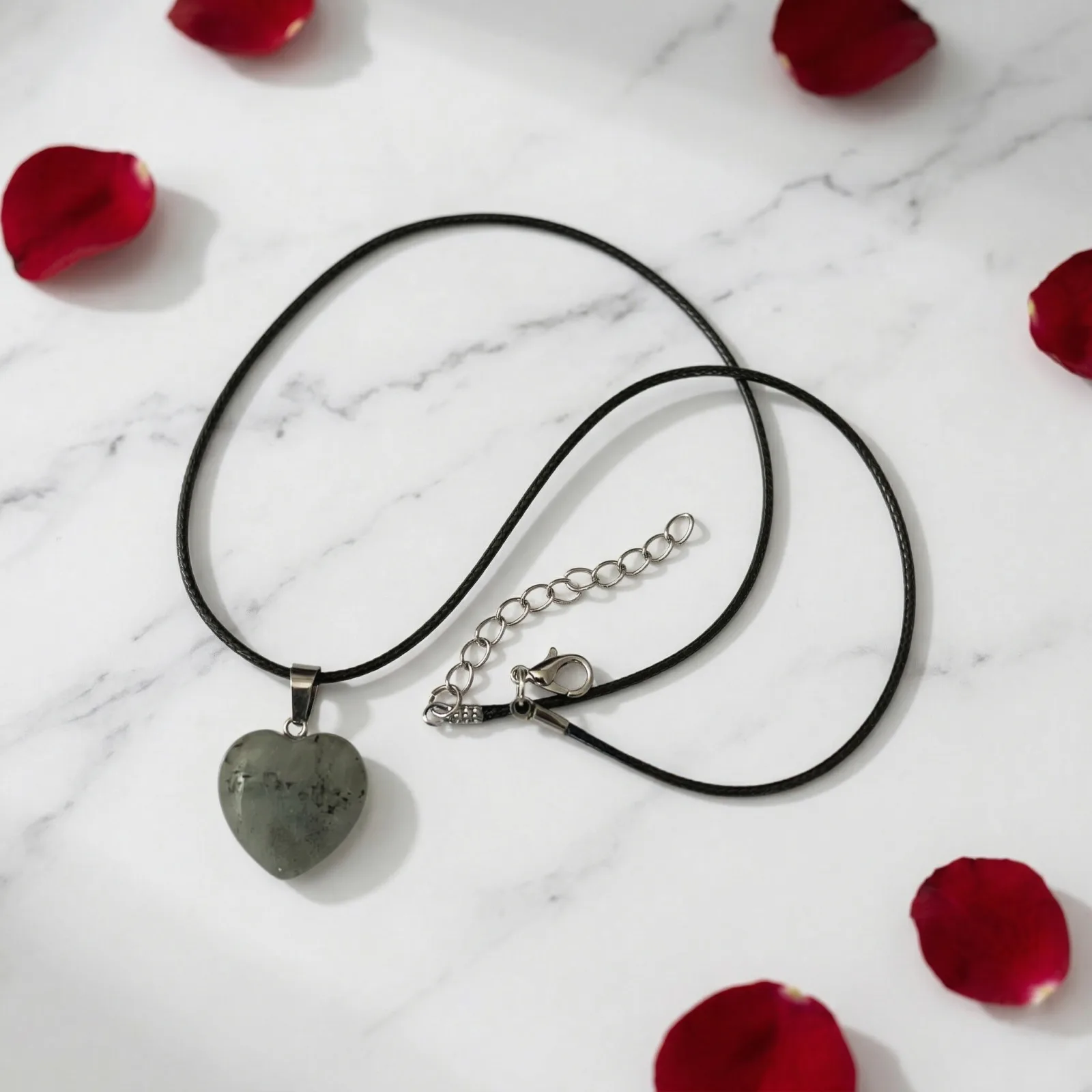 Labradorite Heart Pendant