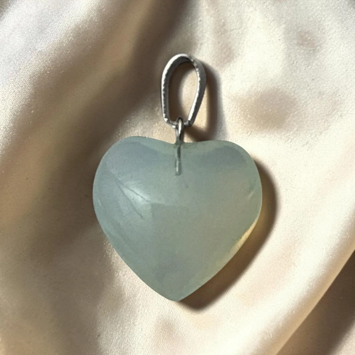 Opalite Heart Pendant
