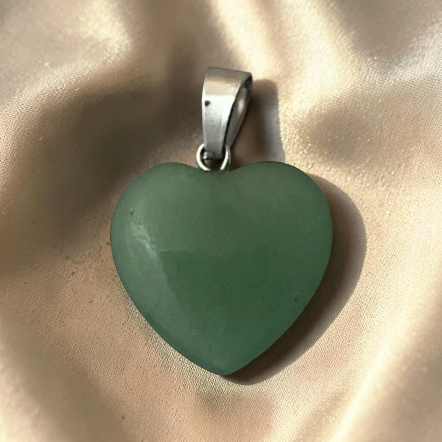 Green Aventurine Heart Pendant