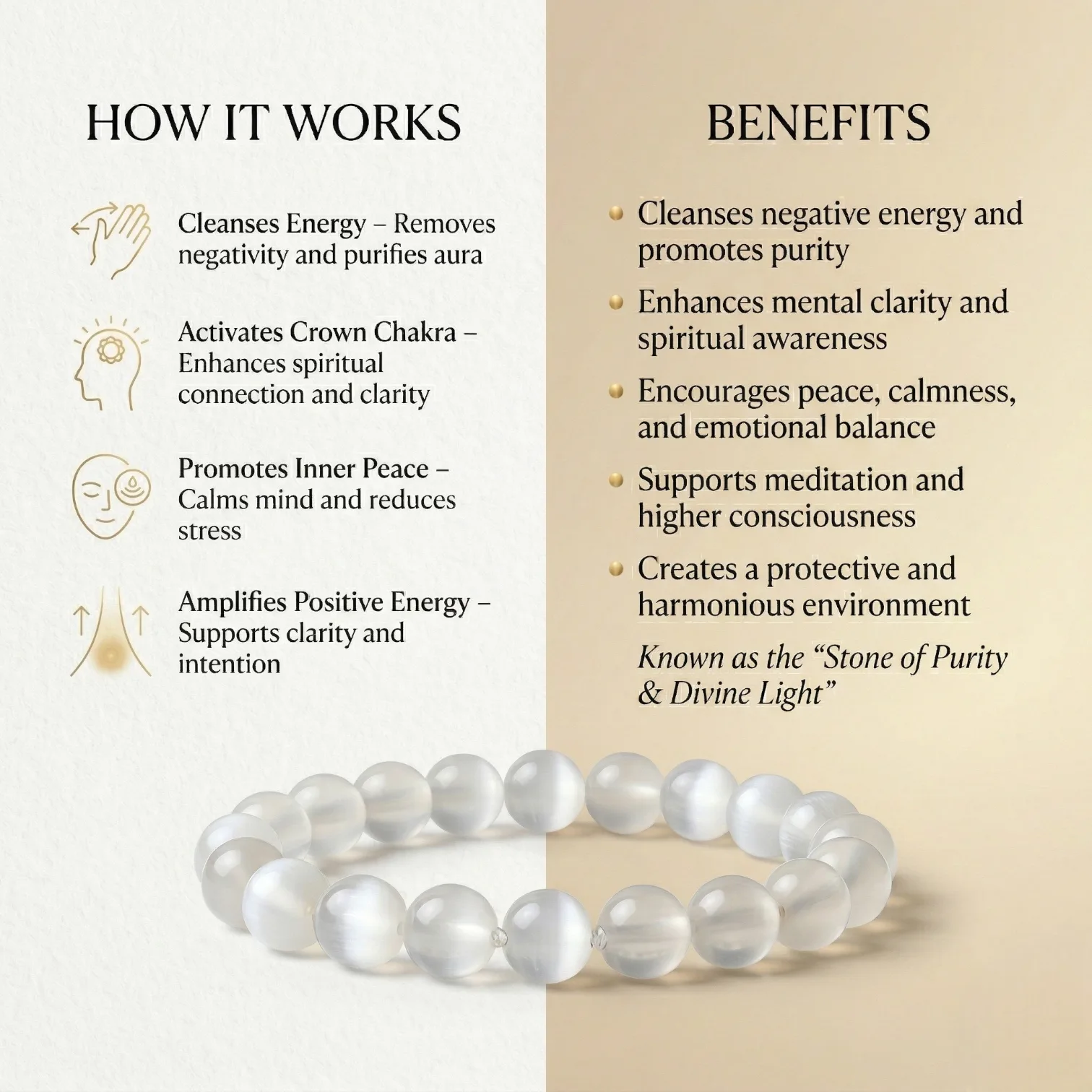 Selenite Bracelet