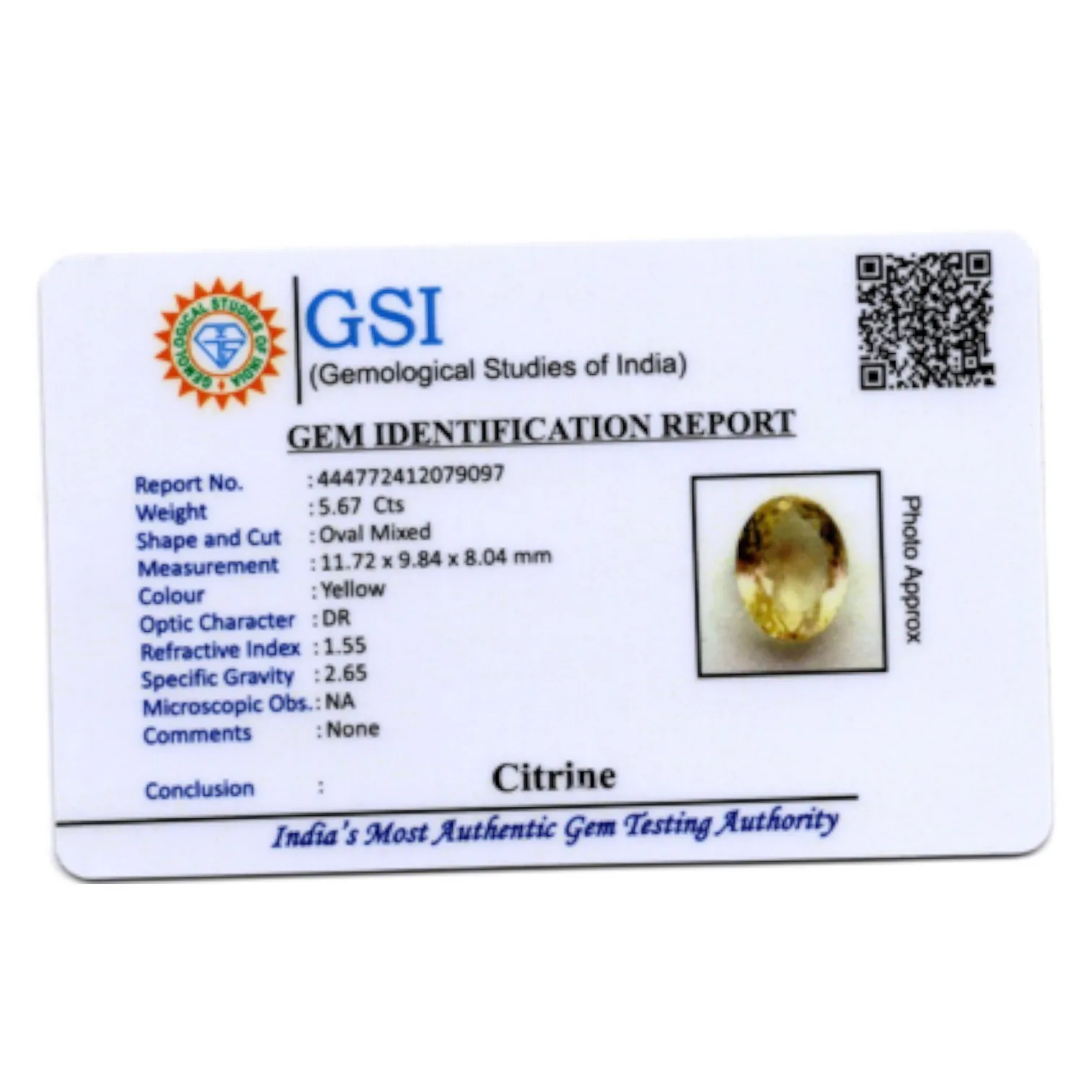 Citrine - 5.67 Carat