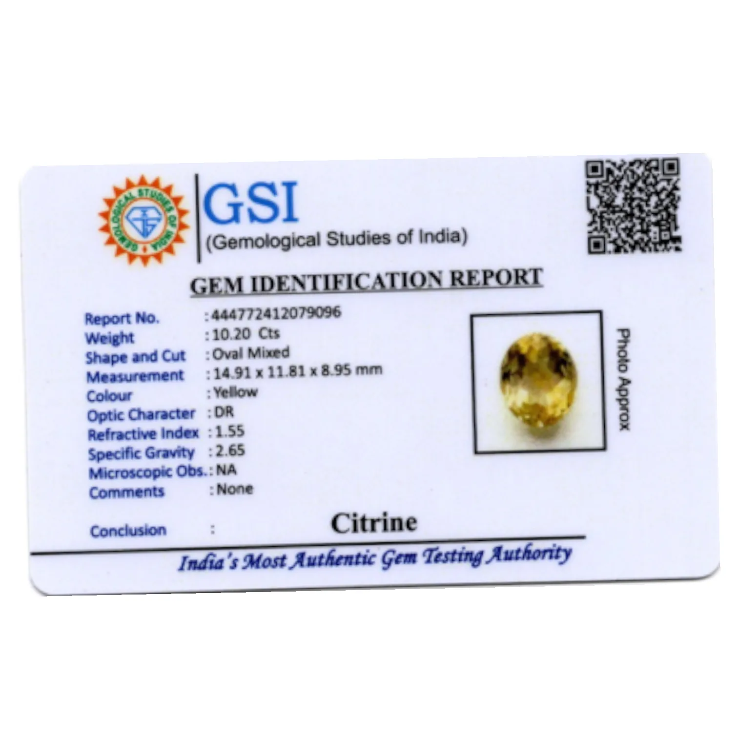 Citrine - 10.2 Carat