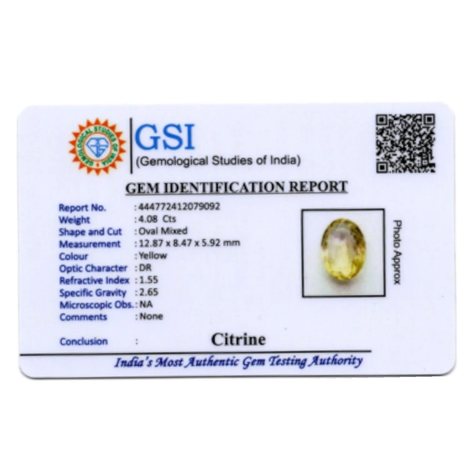 Citrine - 4.08 Carat