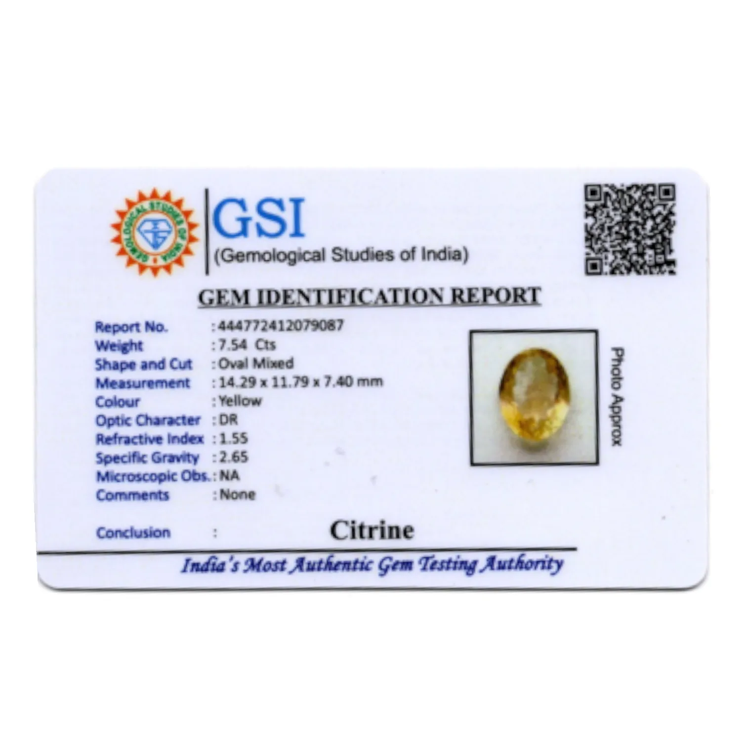 Citrine - 7.54 Carat