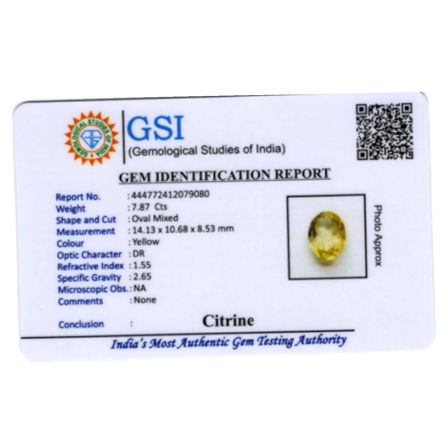 Citrine - 7.87 Carat
