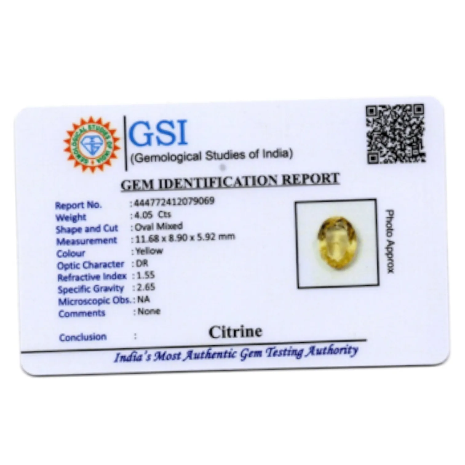 Citrine - 4.05 Carat