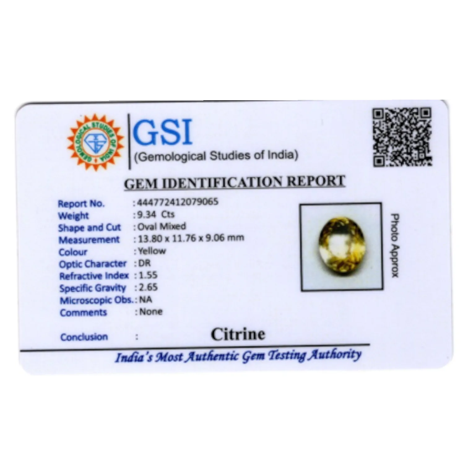 Citrine - 9.34 Carat