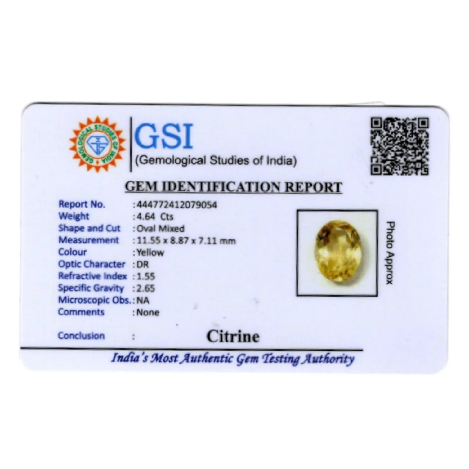 Citrine - 4.64 Carat