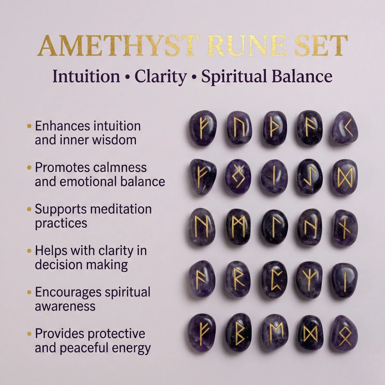 Amethyst Rune Set