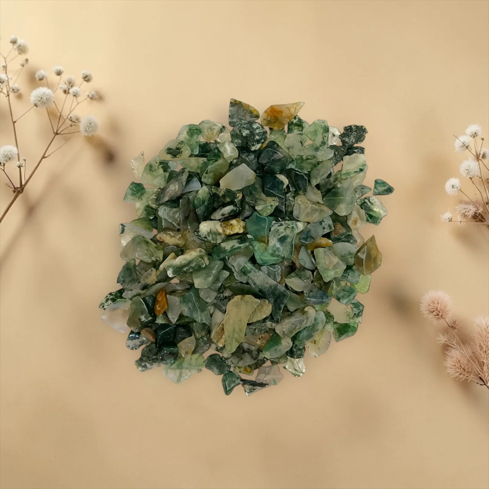 Moss Agate Chips
