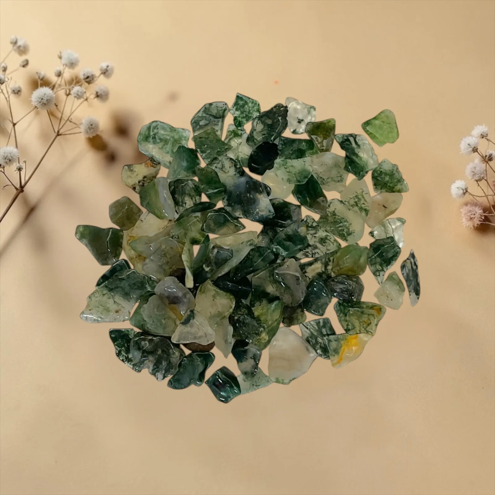 Moss Agate Chips