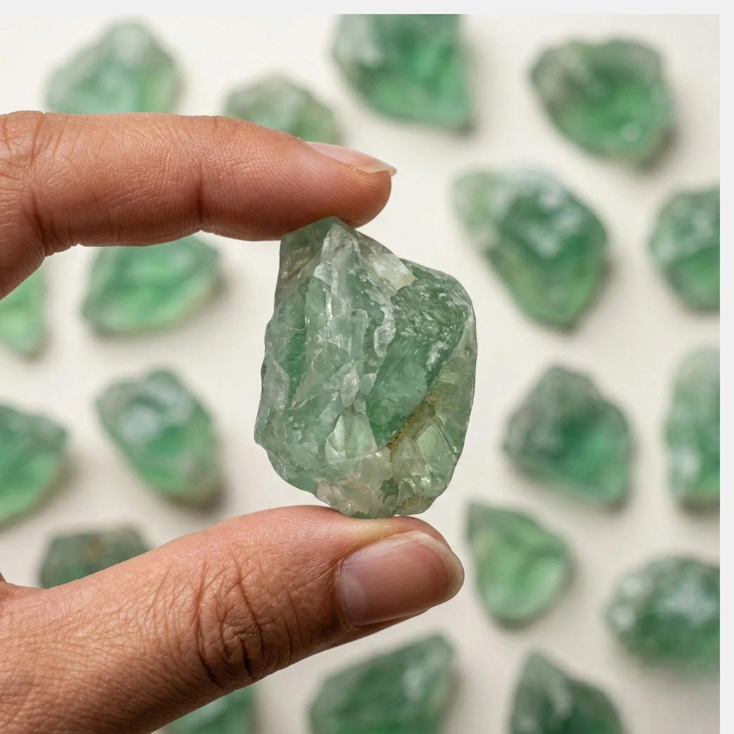 Green Fluorite Tumble
