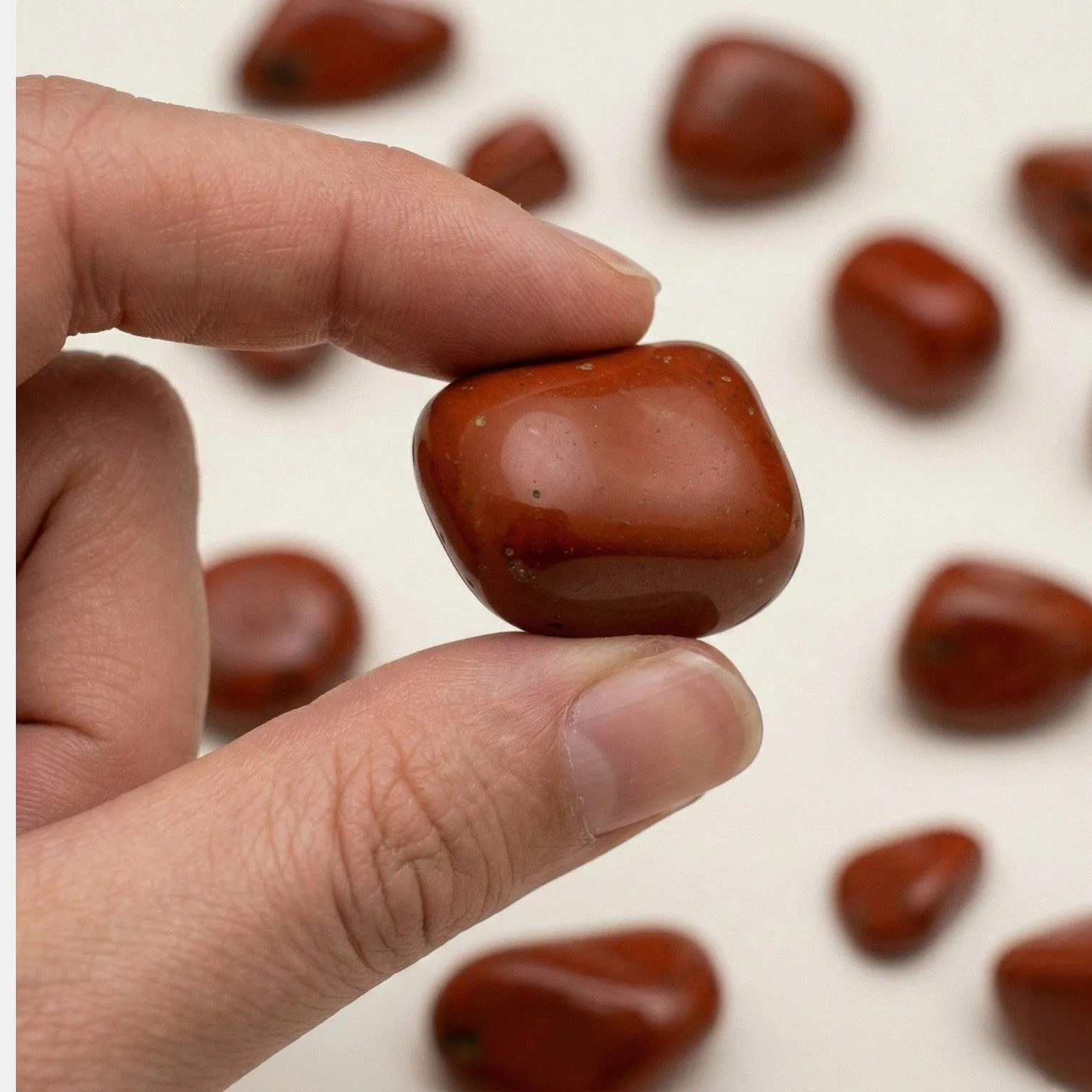 Red jasper Tumble