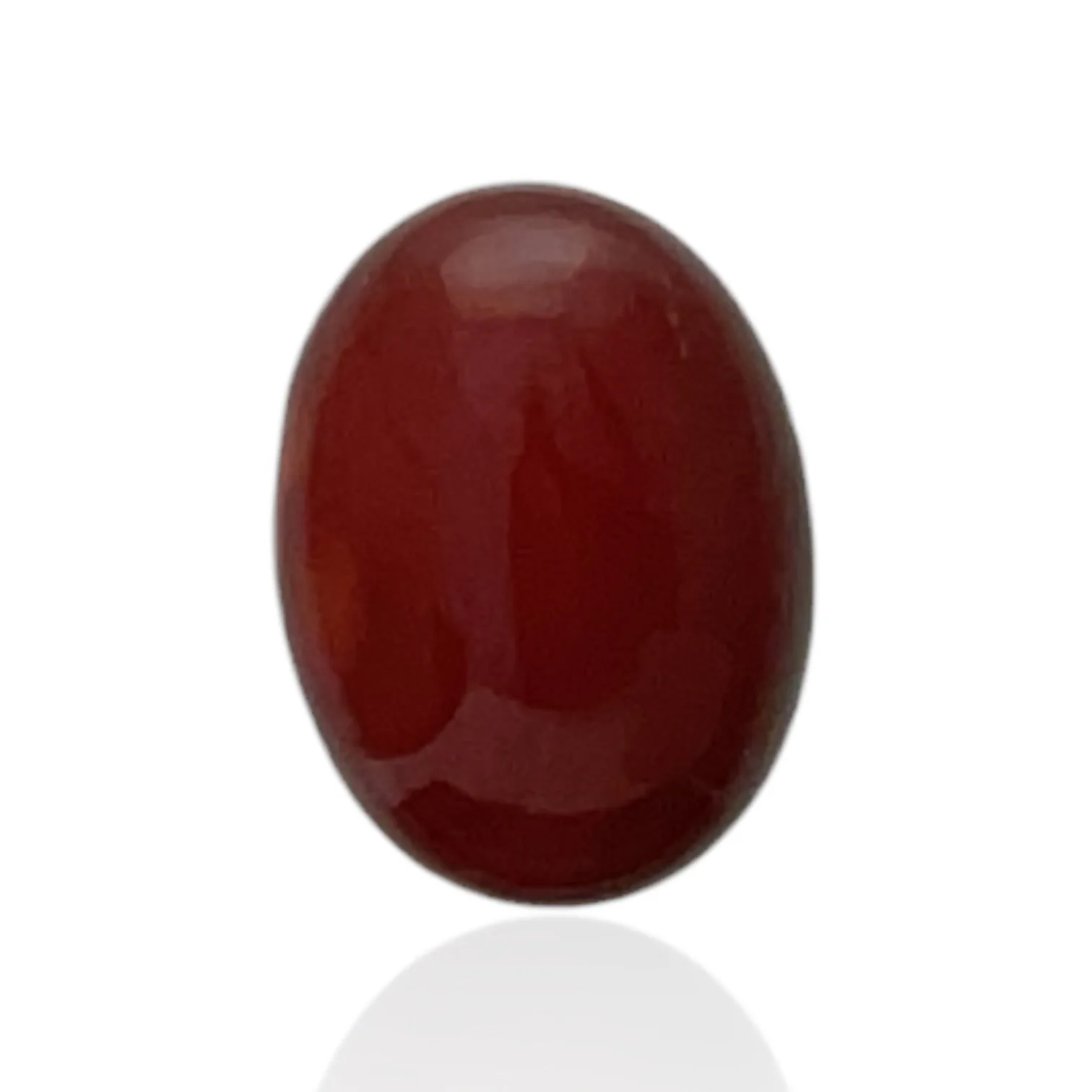 Carnelian Oval Cabachon - 18.1 Carat