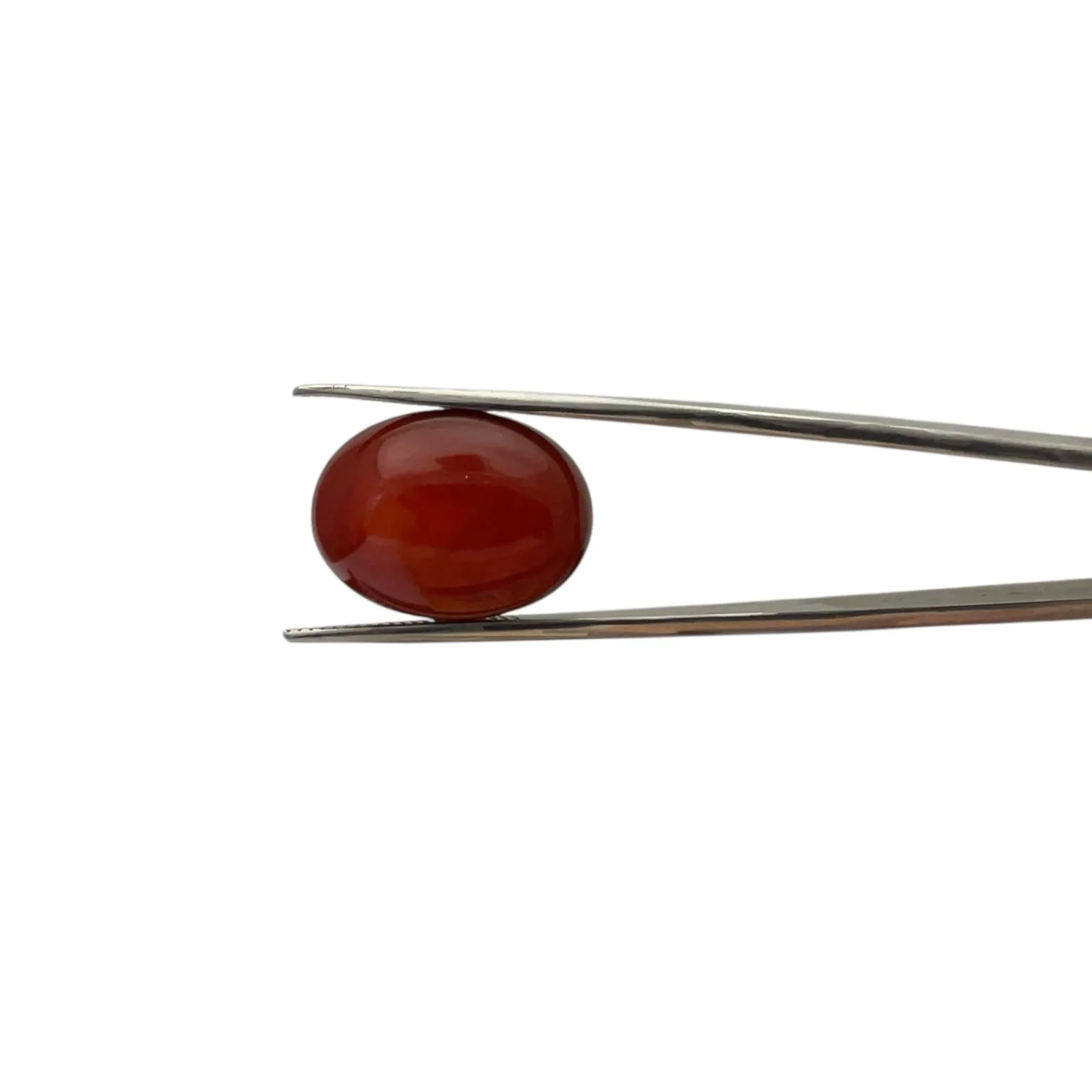 Carnelian Oval Cabachon - 18.2 Carat