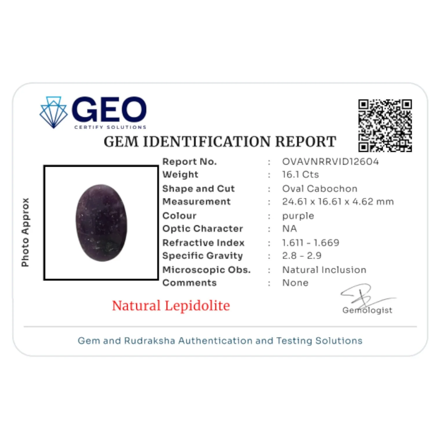 Natural Lepidolite
