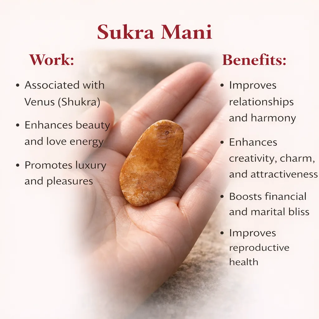 Natural Shukra Mani - AA Premium Quality