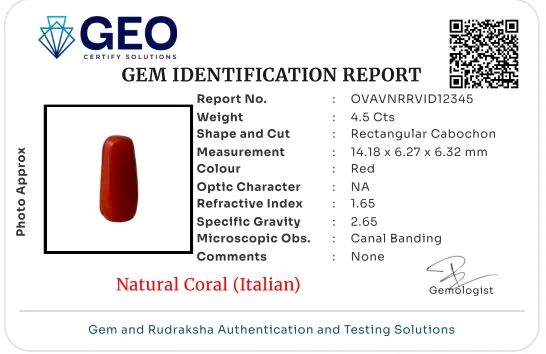 Natural Coral (Italian) - 4.5 Carat