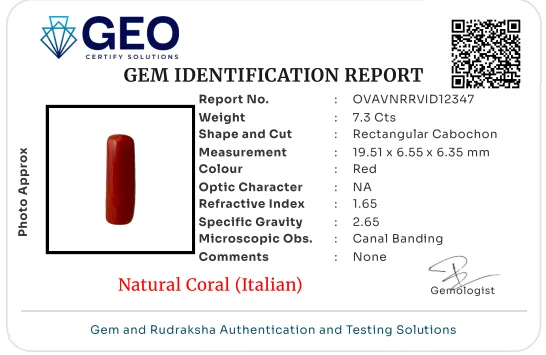 Natural Coral (Italian) - 7.3 Carat