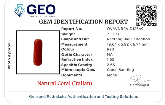 Natural Coral (Italian) - 7.1 Carat