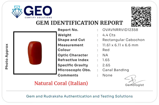Natural Coral (Italian) - 4.4 Carat